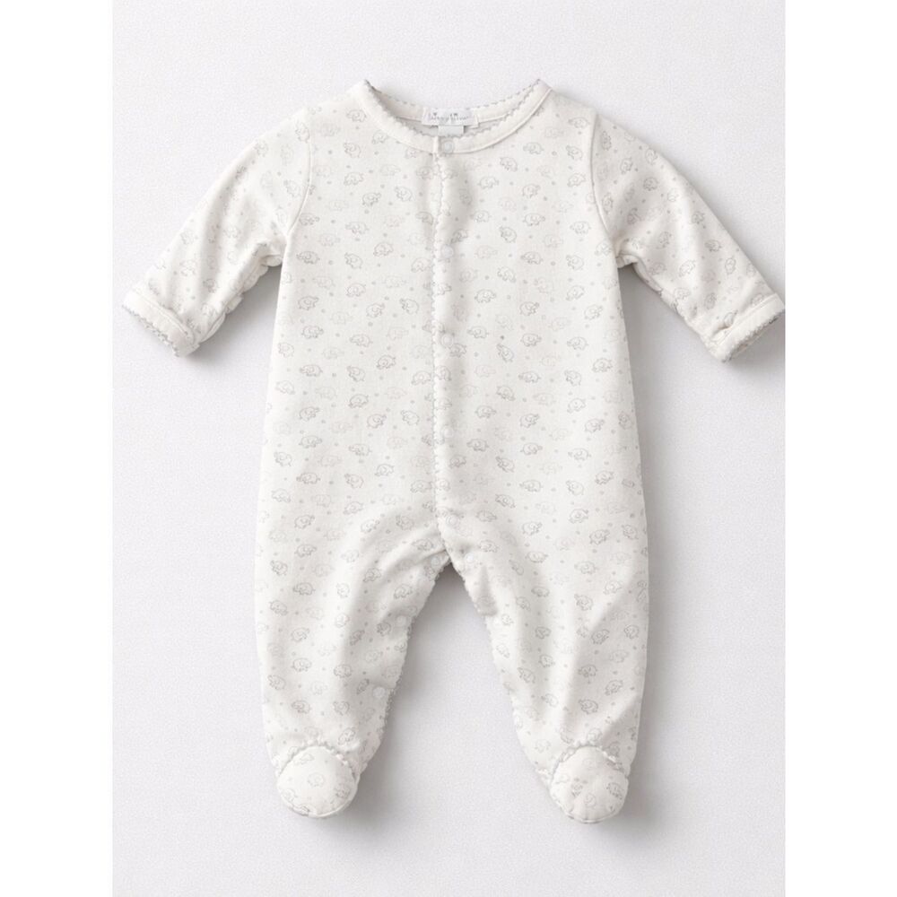Kissy Kissy Pima cotton baby elephant print footie Newborn